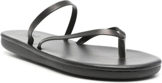 Ancient Greek Sandals Flip Flop slippers Zwart