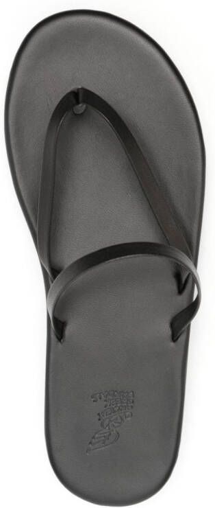 Ancient Greek Sandals Flip Flop slippers Zwart