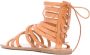 Ancient Greek Sandals Galatia flat sandals Beige - Thumbnail 3