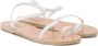 Ancient Greek Sandals gevlochten Eleftheria sandalen met bandjes Wit - Thumbnail 3