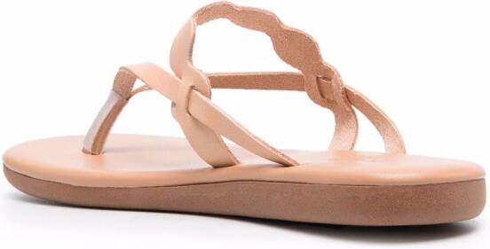 Ancient Greek Sandals Hydro leren sandalen Beige