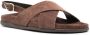 Ancient Greek Sandals Ikesia Crosta leren sandalen Bruin - Thumbnail 2