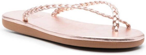 Ancient Greek Sandals Ioulia sandalen met gevlochten bandje Roze