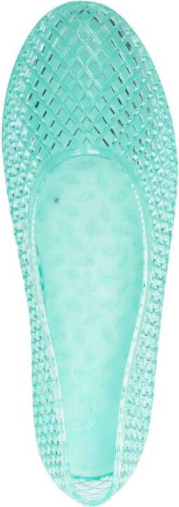 Ancient Greek Sandals Iro jelly ballerina's AQUA