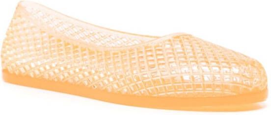 Ancient Greek Sandals Iro jelly ballerina's Oranje