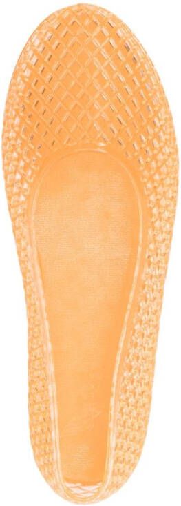 Ancient Greek Sandals Iro jelly ballerina's Oranje