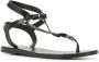 Ancient Greek Sandals Ismene sandalen Zwart - Thumbnail 2