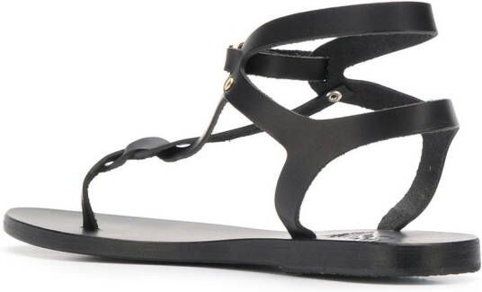 Ancient Greek Sandals Ismene sandalen Zwart