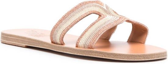 Ancient Greek Sandals Kentima slip-on slippers Beige