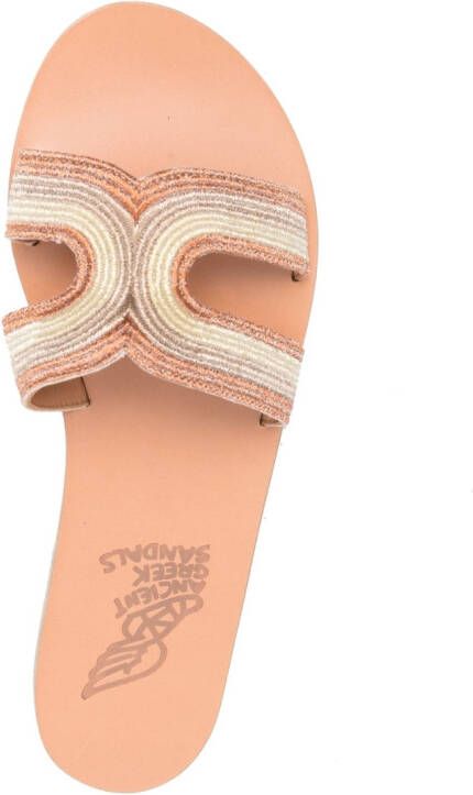 Ancient Greek Sandals Kentima slip-on slippers Beige