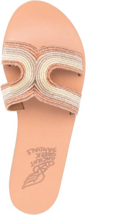Ancient Greek Sandals Kentima slip-on slippers Beige