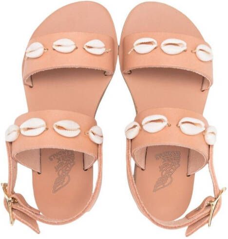 ANCIENT GREEK SANDALS KIDS Clio sandalen met open neus Beige