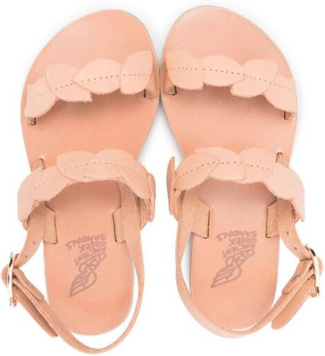 ANCIENT GREEK SANDALS KIDS Fysi sandalen met open neus Beige