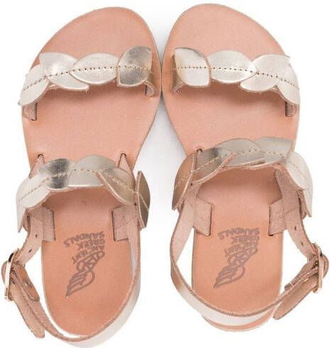 ANCIENT GREEK SANDALS KIDS Fysi sandalen met open neus Goud