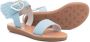 ANCIENT GREEK SANDALS KIDS Ikaria sandalen met open neus Blauw - Thumbnail 2