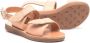 ANCIENT GREEK SANDALS KIDS Iliada sandalen met open neus Beige - Thumbnail 2
