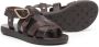 ANCIENT GREEK SANDALS KIDS Leonidas sandalen met open neus Bruin - Thumbnail 2