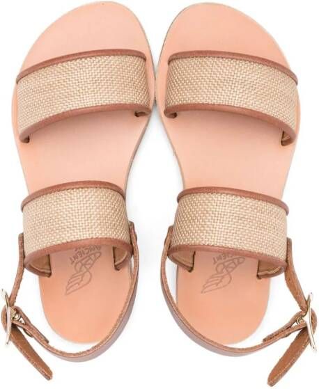 ANCIENT GREEK SANDALS KIDS Little Clio leren sandalen Beige