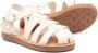 ANCIENT GREEK SANDALS KIDS Little Ektoras leather sandals Wit - Thumbnail 2