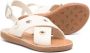 ANCIENT GREEK SANDALS KIDS Little Maria Eyelets leather sandals Wit - Thumbnail 2