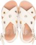 ANCIENT GREEK SANDALS KIDS Little Maria Eyelets leren sandalen Wit - Thumbnail 3