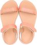 ANCIENT GREEK SANDALS KIDS Little Poros leather sandals Oranje - Thumbnail 3