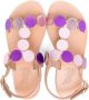 ANCIENT GREEK SANDALS KIDS Little Uranos leather sandals Paars - Thumbnail 3