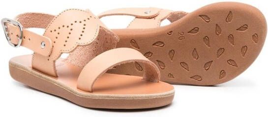 ANCIENT GREEK SANDALS KIDS Odyssey sandalen met open neus Beige