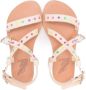 ANCIENT GREEK SANDALS KIDS Sofia sandalen verfraaid met kristallen Wit - Thumbnail 3