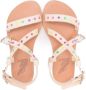 ANCIENT GREEK SANDALS KIDS Sofia sandalen verfraaid met kristallen Wit - Thumbnail 3