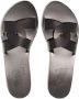 Ancient Greek Sandals Desmos leren sandalen met gekruiste bandjes Zwart - Thumbnail 4