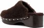 Ancient Greek Sandals 50 mm klompen van schapenleer Bruin - Thumbnail 3