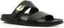 Ancient Greek Sandals Latria leren sandalen Zwart - Thumbnail 2