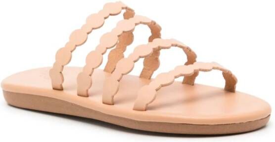 Ancient Greek Sandals Leren sandalen Beige