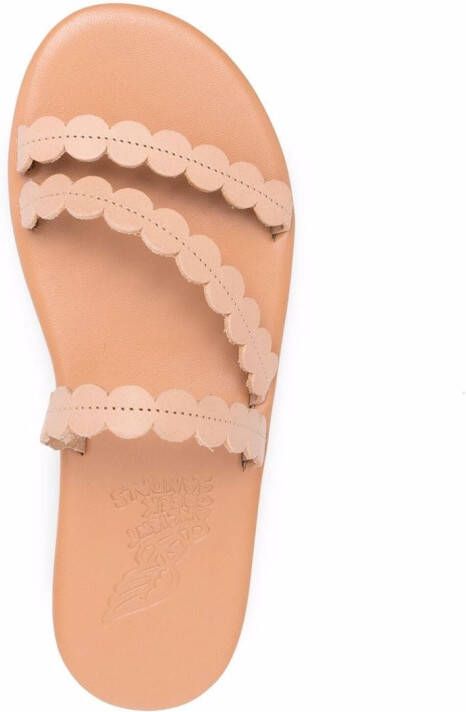 Ancient Greek Sandals Leren sandalen Beige