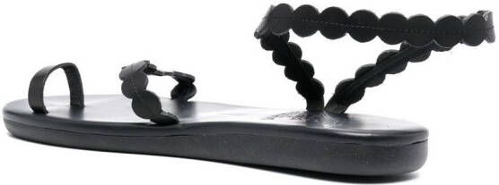 Ancient Greek Sandals Leren sandalen Zwart