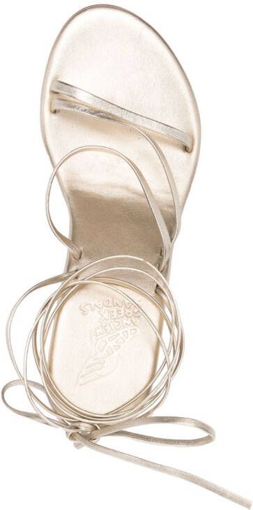 Ancient Greek Sandals Lithi sandalen met open neus Goud