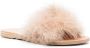 Ancient Greek Sandals Mia Marabu sandalen met veren Beige - Thumbnail 2