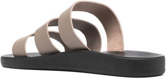 Ancient Greek Sandals Minas Comfort leren slippers Beige