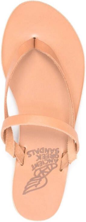 Ancient Greek Sandals Mirsini teenslippers Beige