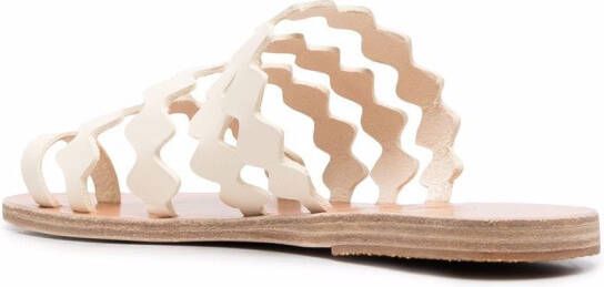 Ancient Greek Sandals Niki Onda leren sandalen Beige