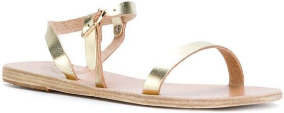 Ancient Greek Sandals Niove flat sandals Metallic