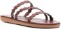 Ancient Greek Sandals Oceanis sandalen met bandje Bruin - Thumbnail 2