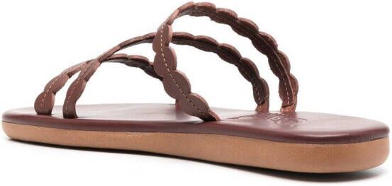 Ancient Greek Sandals Oceanis sandalen met bandje Bruin