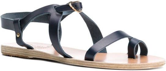 Ancient Greek Sandals Phoebe platte sandalen Blauw
