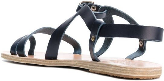 Ancient Greek Sandals Phoebe platte sandalen Blauw