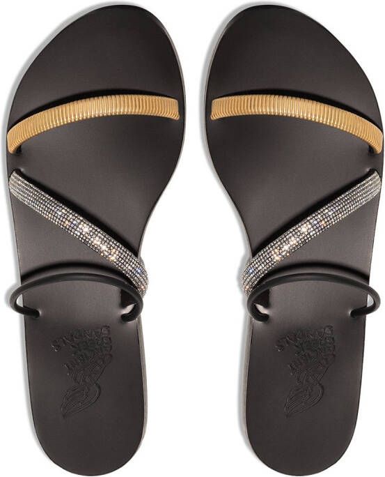 Ancient Greek Sandals Polytimi sandalen met bandjes Zwart
