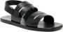 Ancient Greek Sandals Priamos leren sandalen Zwart - Thumbnail 2