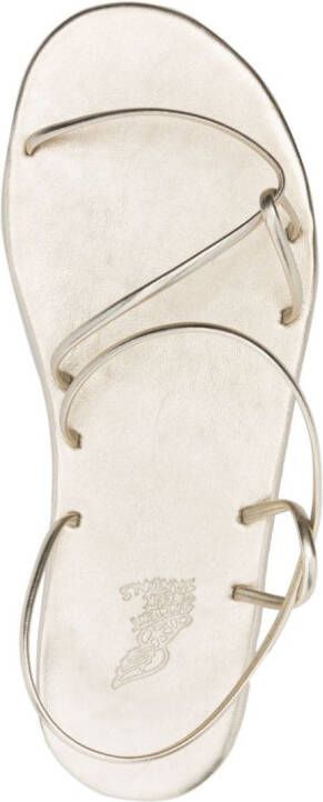 Ancient Greek Sandals Proorismos sandalen met metallic-effect Goud