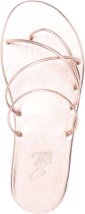 Ancient Greek Sandals Pu slip-on sandalen Roze